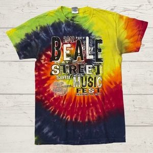 2012 Beale Street Music Fest Tie-Dye T-Shirt Jane’s Addiction Florence Gambino